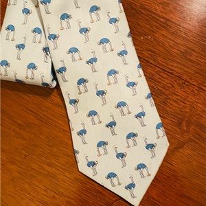 Hermes luxury silk tie